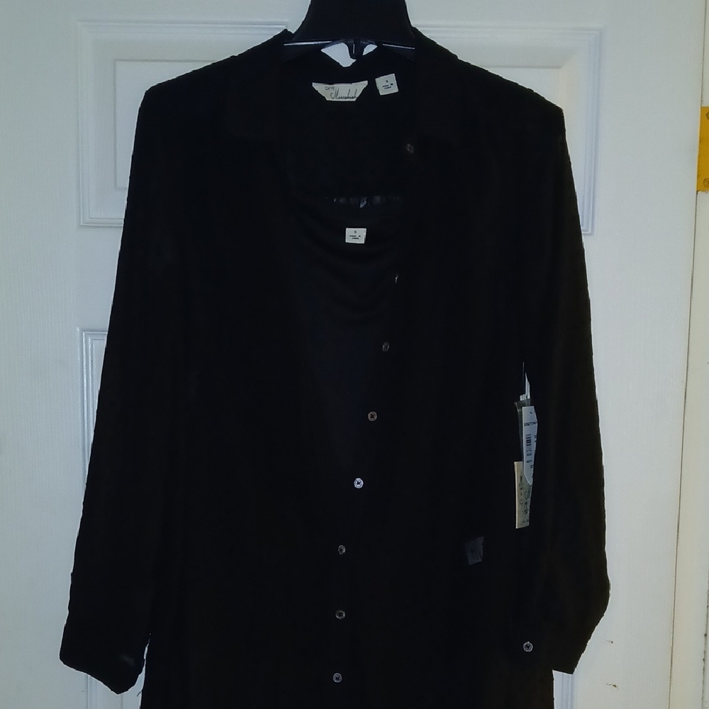 Elegant Black Women's Blouse